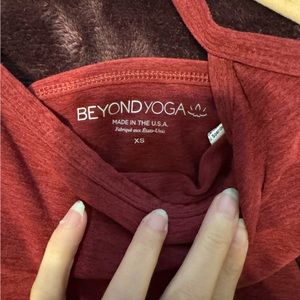 Beyond yoga crop top